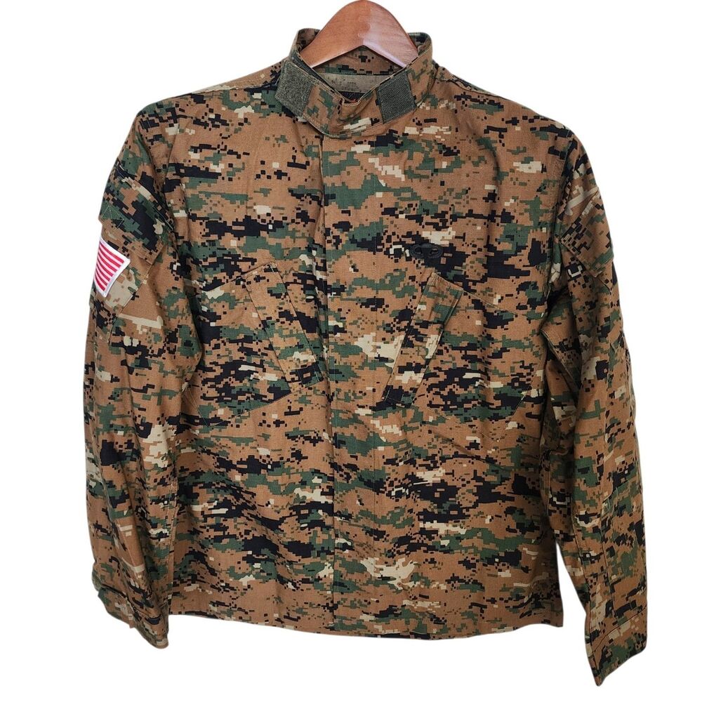 ​Prestige Tactical Wear Digital Camo Combat Shirt Jacket Medium Regular M/R